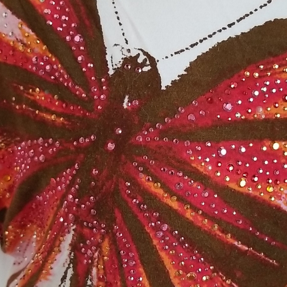 **HOST PICK **St John Jewel Crusted Butterfly Top - Picture 2 of 6